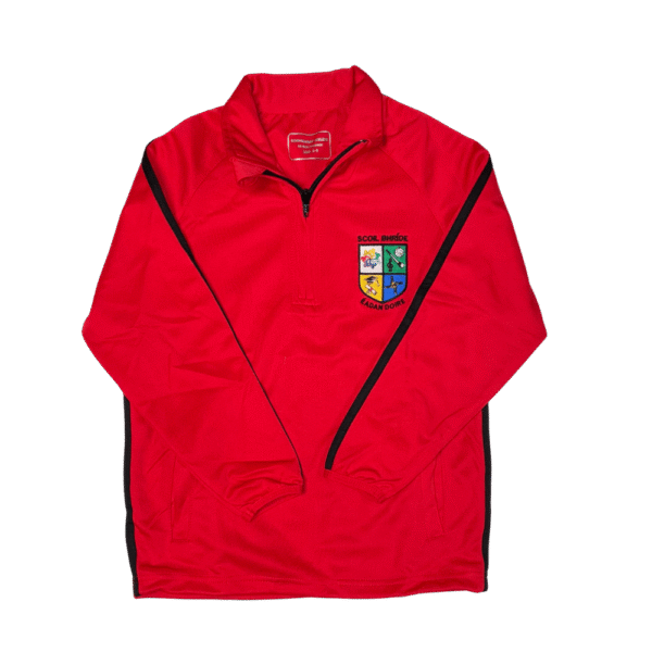 Scoil Bhríde Half-Zip -Currently In Store Only