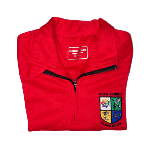 Scoil Bhríde Half-Zip -Currently In Store Only - Image 2