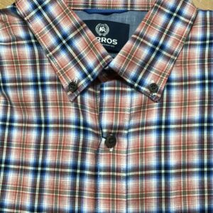 Lerros Natural Stretch Check Shirt - Size M only 2442102