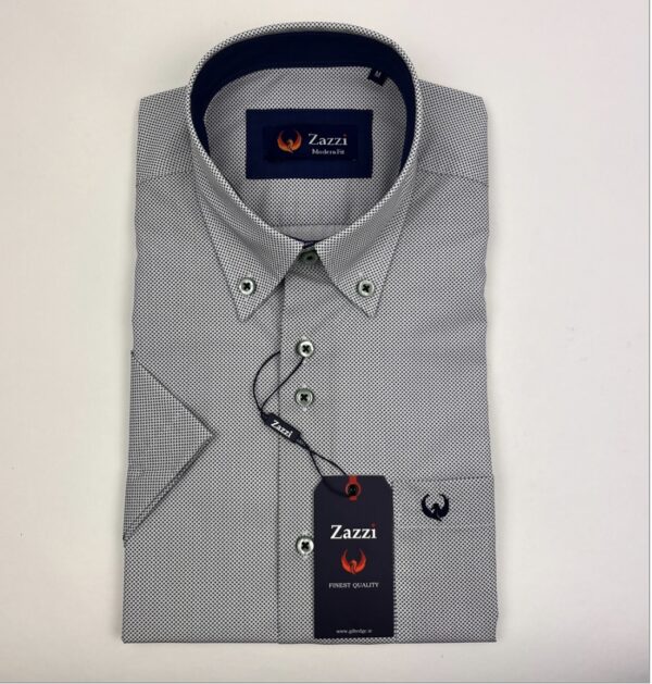 Zazzi Modern Fit Dot Shirt - Size M Only 9649 06