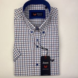 Zazzi Modern Fit Shirt Check - Size M Only 9635 06