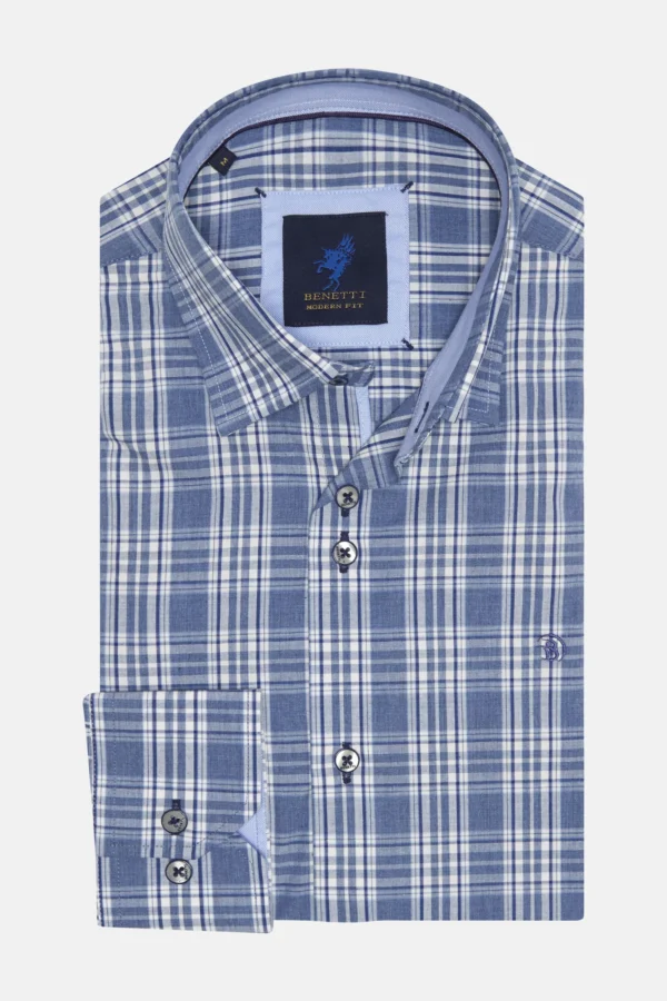 Benetti ANGLEY BLUE L/S SHIRT