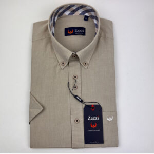 Zazzi Beige Short Sleeve Shirt
