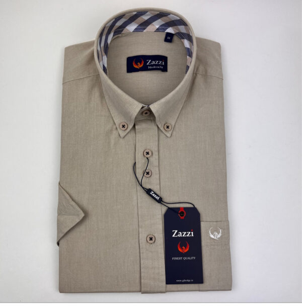 Zazzi Beige Short Sleeve Shirt