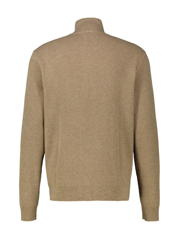 Men’s 100% Cotton Textured Knit 1/2 Zip Sweater - Image 6