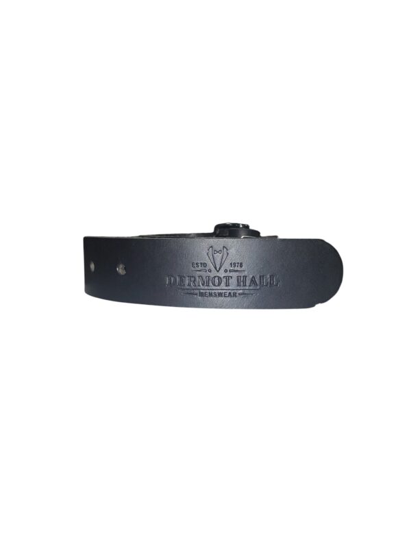 Dermot Hall Black Leather Belt