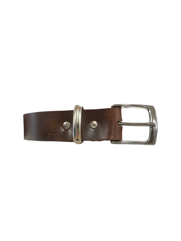 Dermot Hall Brown Leather Belt - Image 2